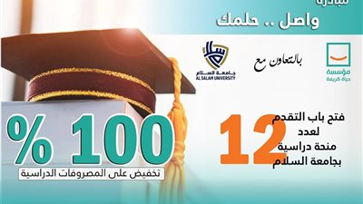 بتخفيض 100% على المصاريف الدراسية..تفاصيل منح حياة كريمة المجانية