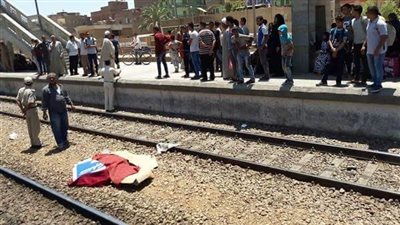 مصرع سيدةأثر إصطدام قطار بها أثناء عبورها شريط السكةالحديد بقليوب