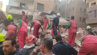 تشكيل لجنة هندسية لفحص العقارات المجاورة لمنزل حدائق القبة المنهار