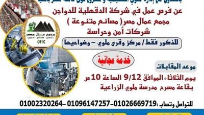 إدارة ملوى التعليمية تقيم ملتقى توظيفى لتيسير الإنتقال لسوق العمل