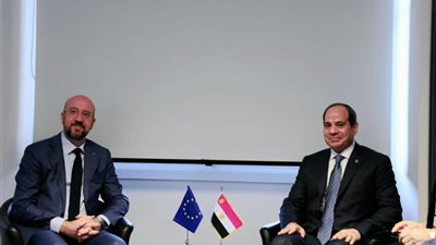 الرئيس السيسي يلتقي رئيس المجلس الأوروبي على هامش قمة العشرين