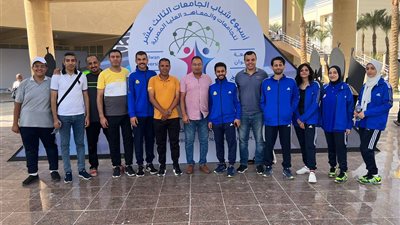الدرندلى يشهد فعاليات حفل افتتاح أسبوع شباب الجامعات