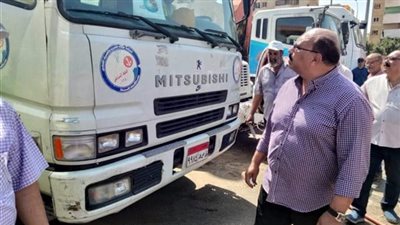 تطهير شبكات الصرف الصحي بمحافظات القناة