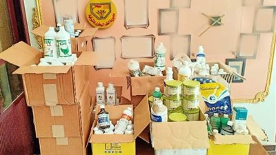 ضبط٨٣٢عبوة دواء ل٨٩ صنف دواء بيطري مخالف بالشرقية