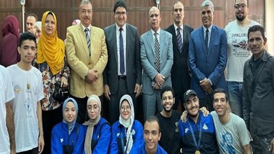 جامعة بنها تحصد 11 ميدالية فى أسبوع شباب الجامعات بحلون