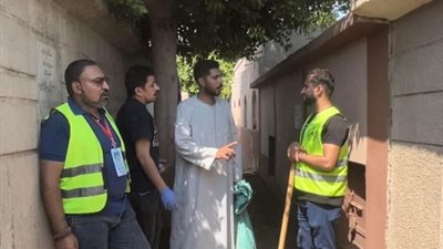 مبادرة شبابية لتنظيف مقابر القليوبية من أعمال السحر والشعوذة ..صور