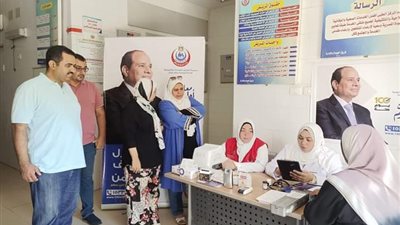 مدير الطب الوقائي بالقليوبية تتابع أعمال 100 يوم صحة بكفر شكر