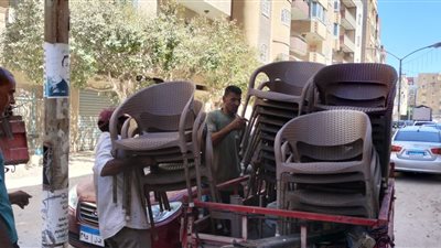 حملة مكبرة لرفع الإشغالات بحيِّ ثالث الإسماعيلية