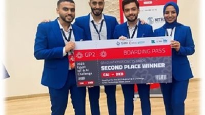 هندسة المنصورة تحصدالمركز الثانى بمشروع روبوت