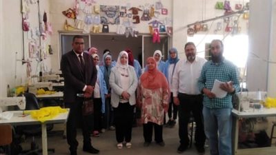 مديرية العمل بالقليوبية تختتم برنامجا تدريبيا للفتيات على التفصيل