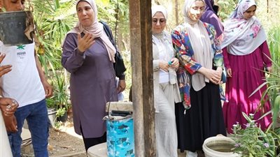 التدريب الصيفي لطلبة كلية الزراعه ببنى سويف