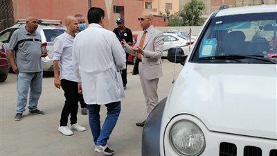 مسعود يتفقد الخدمات الطبية وأعمال التطوير بمستشفى بلبيس