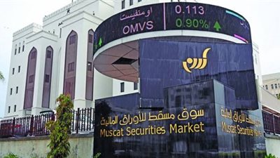 245.8 ريال خسائر بورصة مسقط خلال الأسبوع الماضي