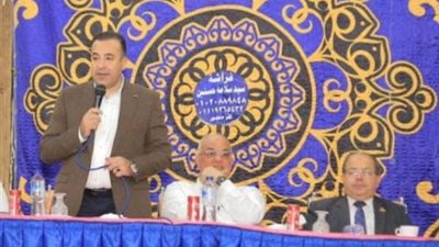 بدوى فى مؤتمر بطوخ : القيادة الحكيمة للرئيس جنبت مصر الدخول فى أية كوارث