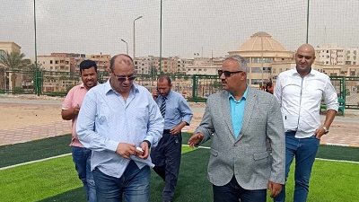 الصبروط يتفقد أعمال التطوير بمركز التنمية الشبابية بالعبور