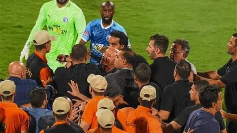 مشاجرة لاعبي الزمالك