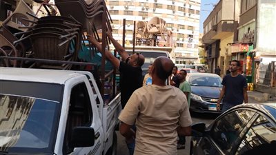 ضبط مخالفات بناء بالفراغ السياحي بالهضبة