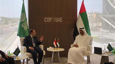 الملا يلتقى سلطان الجابر رئيس مؤتمر الأمم المتحدة للمناخ COP28