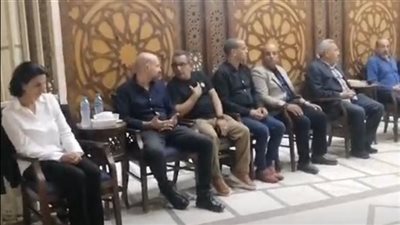 الحزن يسيطر على ابنة محمد فريد فى عزائه