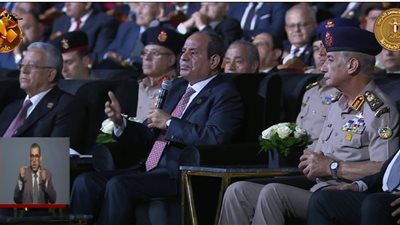 السيسي: حرب أكتوبر كانت قفزة وماكنش ممكن حد تاني يعملها إلا الجيش المصري