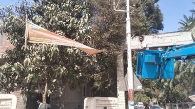 محافظ أسيوط يوجه باستكمال حملات إزالة اللافتات المخالفة