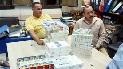 ضبط 3400 علبة سجائر قبل تهريبها وبيعها بالسوق السوداء بالشرقية