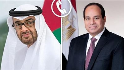 الرئيس السيسي ونظيره الإماراتي يبحثان مستجدات الأوضاع الفلسطينية
