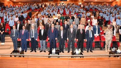 جامعة حلوان تكرم رموز حرب أكتوبر خلال احتفالية إرادة وطن.. صور