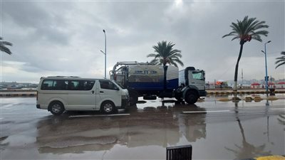 امطار متوسطه مفاجأه بالاسكندريه