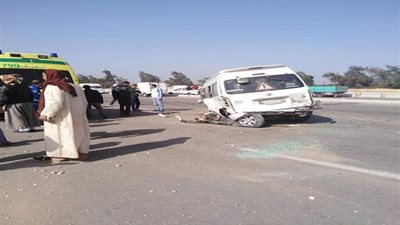 مصرع شخص في تصادم موتوسيكل وتوك توك بالدقهلية