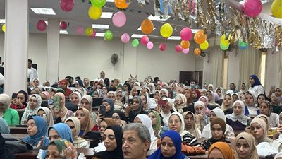 حفل استقبال للطلاب الجدد بكلية التمريض