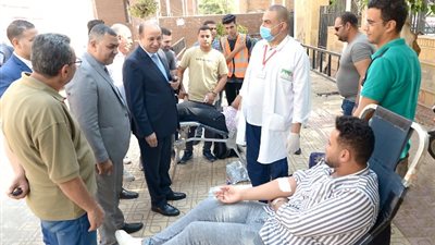 جامعة المنصورة تنظم حملة للتبرع بالدم لدعم الأشقاء الفلسطنيين