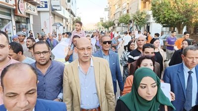حزب حماة الوطن بالمنيا ينظم وقفة احتجاجية دعماً للشعب الفلسطيني