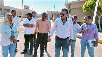رئيس جهاز مدينة طيبة الجديدة يتفقد أهم المشروعات الخدمية.. بالصور