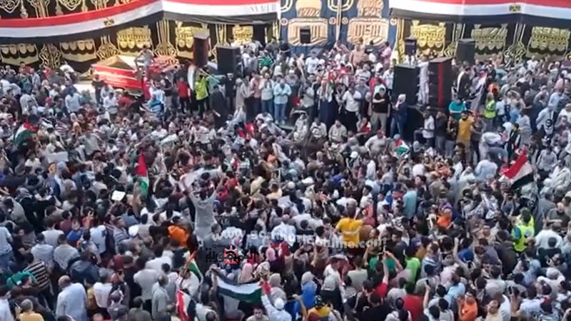 جانب من مظاهرات المنوفية