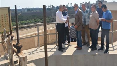محافظ القليوبية يوجه بدفع أعمال توسعات محطة الصرف الصحي بالرملة