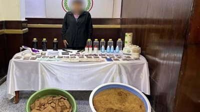 ضبط سيدة تُصنع مخدر الإستروكس لبيعه في الشروق