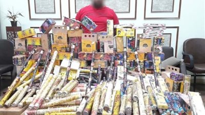 القبض على تاجر ألعاب نارية بالإسكندرية