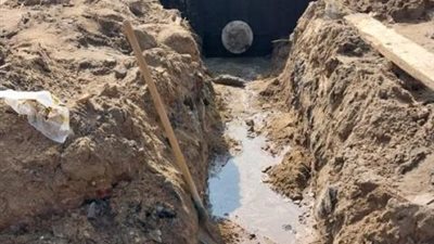 شبكة التجفيف تنهي معاناة أهالي قرية الحجاز بالإسماعيلية..صور