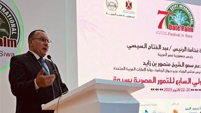 القاضى: قطاع التمور أحد القطاعات الواعدة لتحسين الدخل وخلق فرص عمل