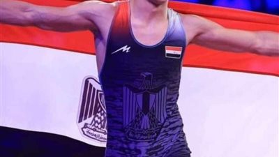 ذهبية المصارعة لإبن المؤسسة الرياضية العسكرية بسموحة