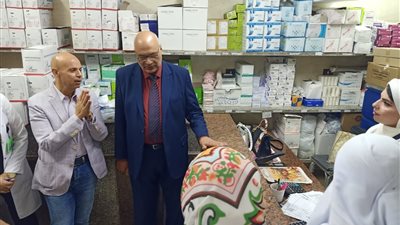 رضا والديب يتابعا خطةرفع درجةالاستعداد بمستشفى المبرة بالزقازيق