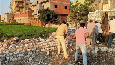 محافظ كفرالشيخ يتابع إزالة 3 حالات تعدي علي الأرض الزراعية