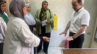 وكيل الصحة بالقليوبية يتفقد وحدة طب الأسرة بطحوريا بشبين القناطر