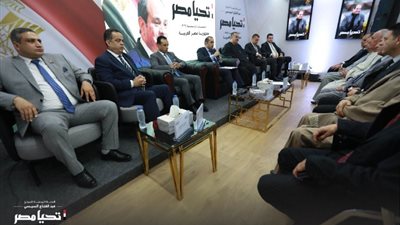 حملة المرشح الرئاسي عبد الفتاح السيسي تستقبل وفدًا من الاتحاد التعاوني الزراعي