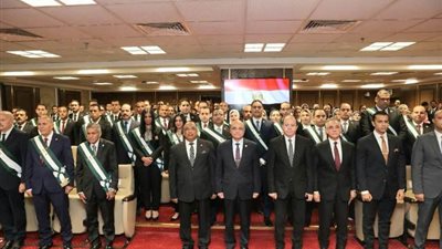 أعضاء هيئة قضايا الدولة يؤدون اليمين القانونية أمام وزير العدل