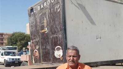 جهاز مدينة بدر يتحفظ على عربة طعام متنقلة ضمن حملة الإشغالات صور