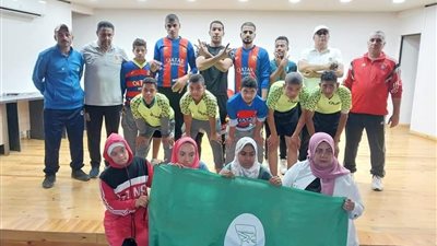 فوز منتخب المنيا للتربية الفكرية العاب قوى