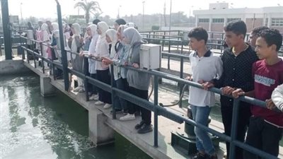 زيارات ميدانية لطلاب المدارس لمحطات ترشيح المياه بالشرقية