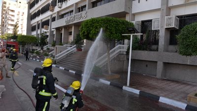 خطة إخلاء تدريبية للطوارئ بديوان محافظة الإسماعيلية..صور
